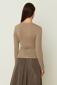 ZIP TOP BEIGE ONE SIZE