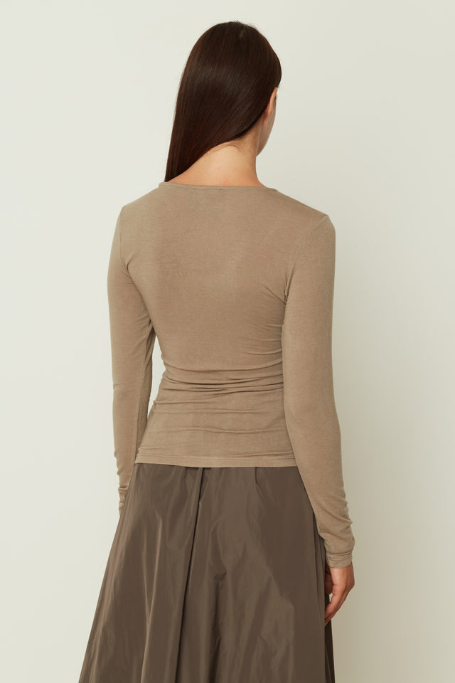 ZIP TOP BEIGE ONE SIZE