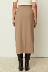 BEIGE PENCIL SKIRT