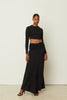 DRAPE SKIRT BLACK