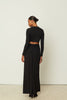 DRAPE SKIRT BLACK
