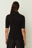 RIB KNIT TOP BLACK ONE SIZE