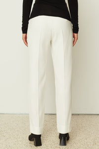 STRAIGHT PANTS WHITE