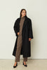 BLACK WOOL COAT