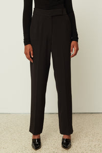 STRAIGHT PANTS BLACK