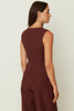 HERRINGBONE VEST BORDEAUX