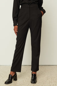 HIGH WAIST PANTS BLACK