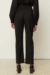 HIGH WAIST PANTS BLACK