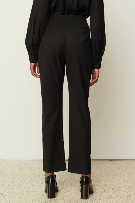 HIGH WAIST PANTS BLACK