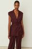 CAPSLEEVE JACKET BORDEAUX