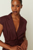 CAPSLEEVE JACKET BORDEAUX