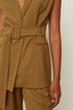 CAPSLEEVE JACKET OLIVE