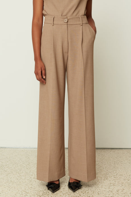 BEIGE SIGNATURE PANTS