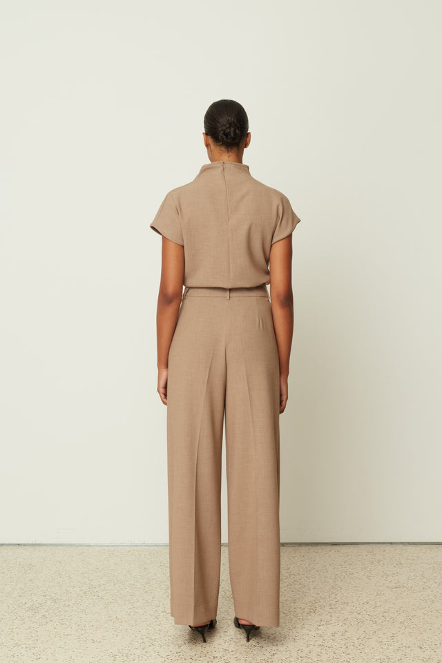 BEIGE SIGNATURE PANTS