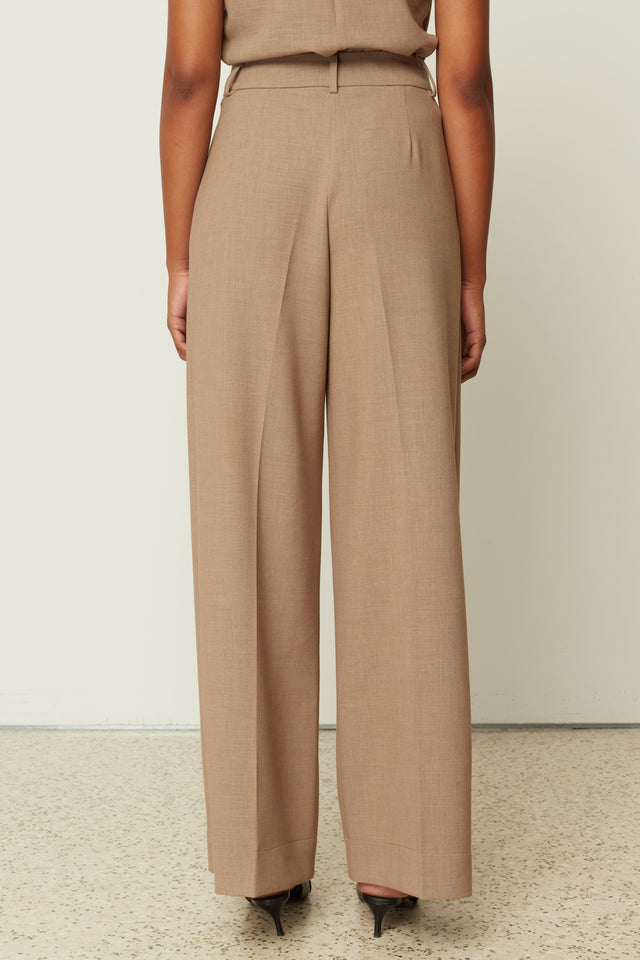 BEIGE SIGNATURE PANTS