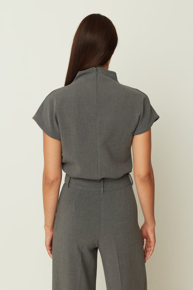 GREY SIGNATURE TOP