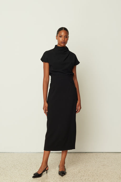 BLACK PENCIL SKIRT