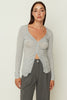 ZIP TOP GREY ONE SIZE