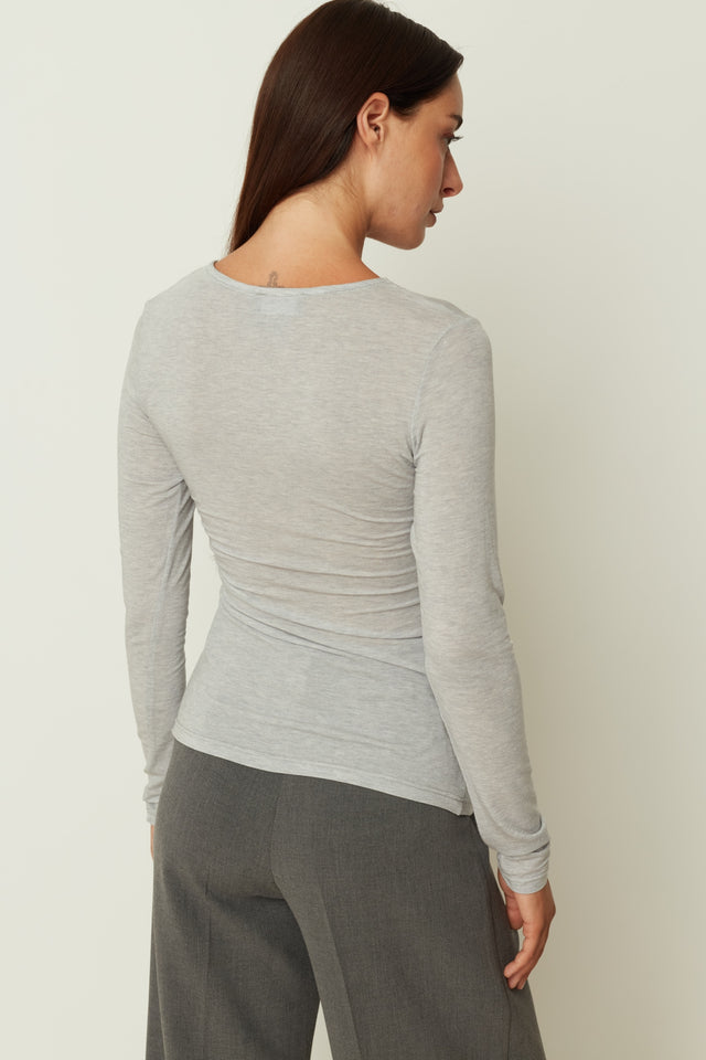 ZIP TOP GREY ONE SIZE