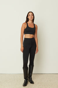BLACK SCUBA FITTED PANTS