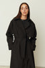 BLACK TRENCH COAT