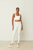 WHITE SCUBA FITTED PANTS