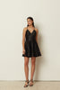 BLACK DIVOTE MINI DRESS