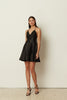 BLACK DIVOTE MINI DRESS