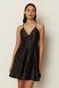 BLACK DIVOTE MINI DRESS