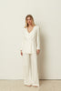 WHITE STATEMENT BLAZER