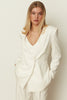 WHITE STATEMENT BLAZER