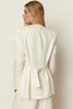 WHITE STATEMENT BLAZER