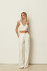 WHITE STATEMENT CROP TOP