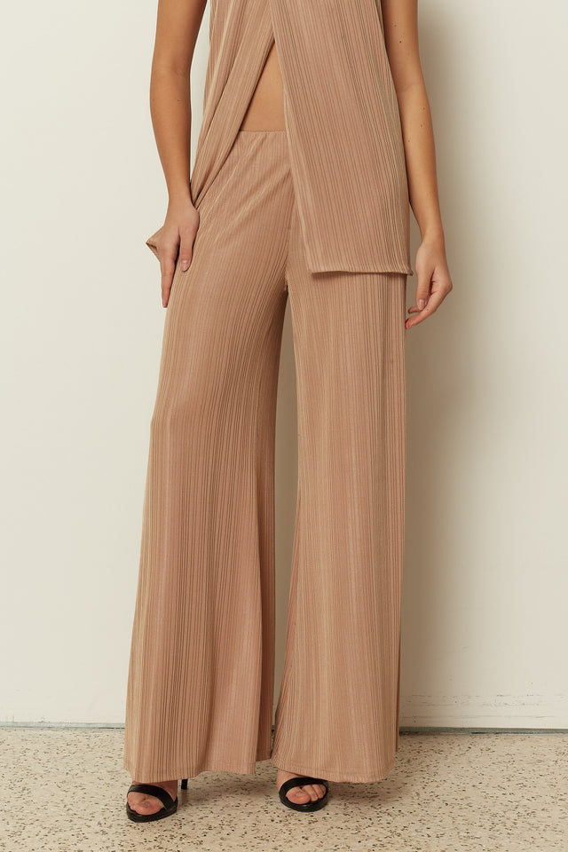 BEIGE JERSEY PANTS
