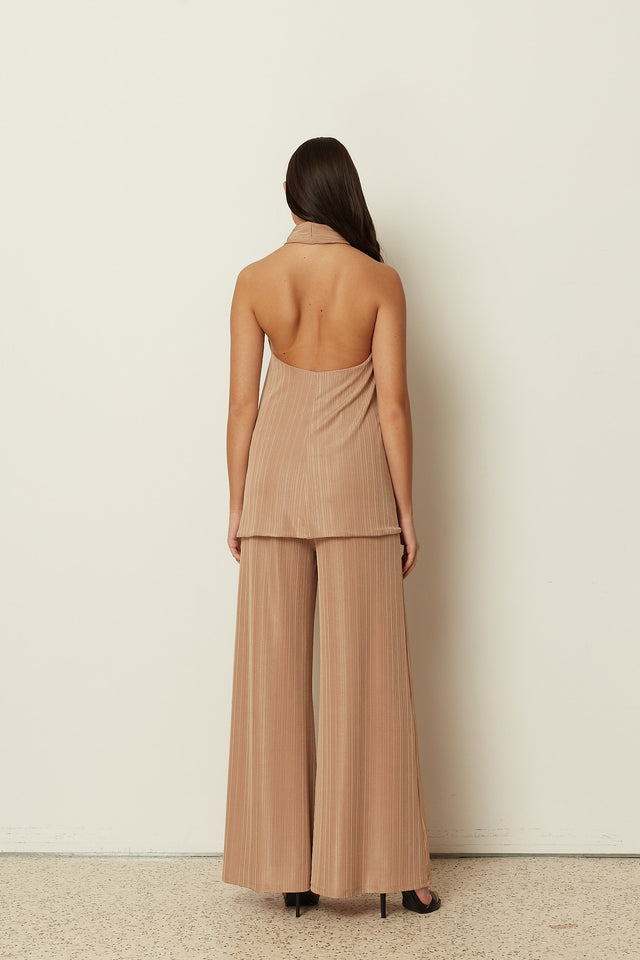 BEIGE JERSEY PANTS