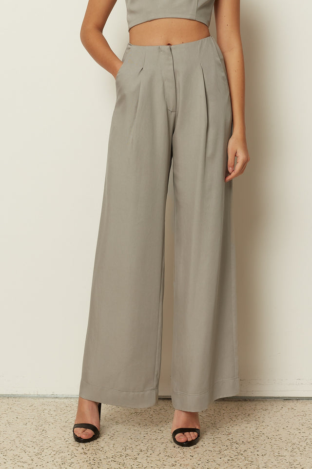GREY STATEMENT PANTS