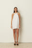 WHITE LINEN DRESS