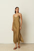 OLIVE SHEER LINGERIE DRESS