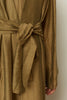 OLIVE SHEER LONG KIMONO