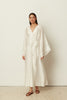 WHITE SHEER LONG KIMONO