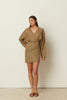 OLIVE SHORT PAREO