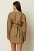 KHAKI KIMONO BLOUSE