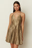 KHAKI DIVOTE MINI DRESS