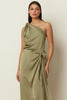 KHAKI SATIN SARONG