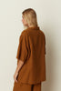 CINNAMON SHORTSLEEVE BLAZER