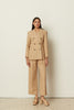 BEIGE TAILORED PANTS