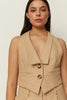 BEIGE SUIT VEST