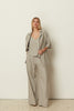 GREY WIDE LEG PANTS
