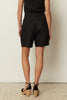 BLACK LINEN SHORTS