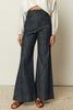 DENIM FLARED PANTS